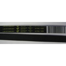 Ремень для стиральной машины Вирпул (Whirlpool) L-1204 H8 (HUTCHINSON) черный 481235818167