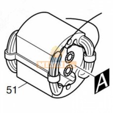 Статор ножниц по металлу Makita JN3200 528703-9