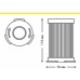 Фильтр Hepa EF75B для пылесоса Электролюкс Занусси АЕГ (Electrolux, Zanussi, AEG) 9001959494
