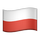 Эмодзи 🇵🇱 Apple и iOS
